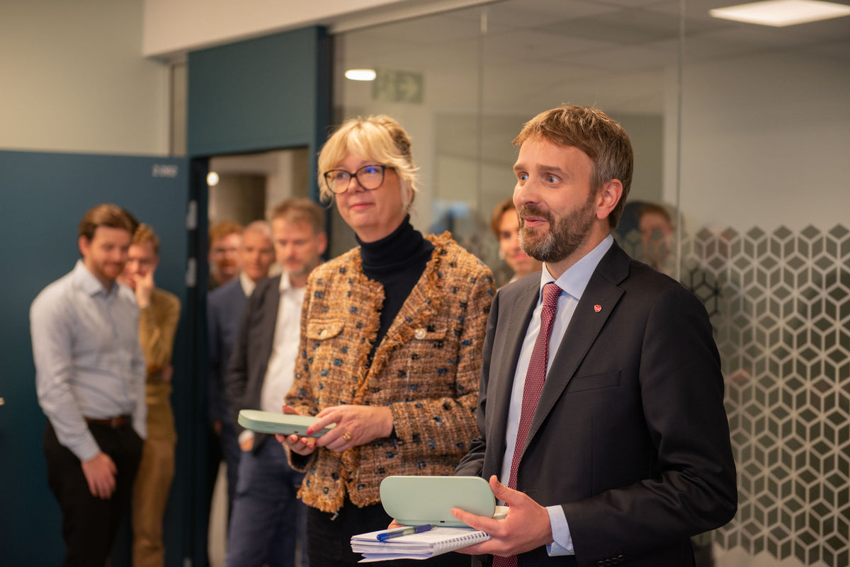 Ministers from the Norwegian government visit Dtablet